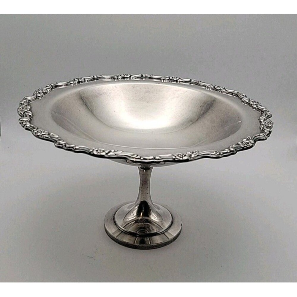 Vintage Oneida Silver Plated Candy Serving Dish 4½x7¾ Made in USA